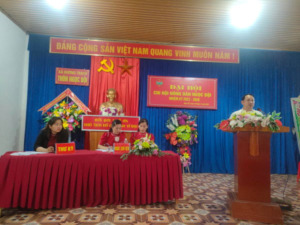 Hội Nông dân xã Hương Trạch triển khai Đại hội Chi hội nhiệm kỳ 2023-2028