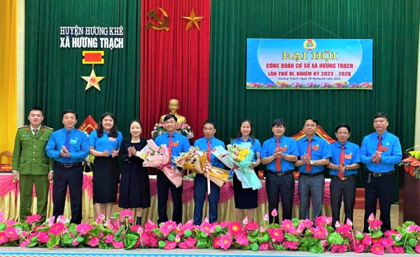 Đại hội Công đoàn cơ sở xã Hương Trạch lần thứ VI, nhiệm kỳ 2023-2028