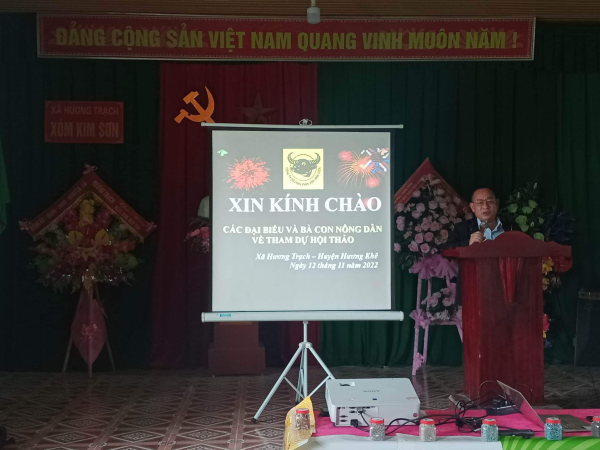 Tập huấn kỹ thuật sử dụng phân bón cho hội viên, nông dân xã Hương Trạch